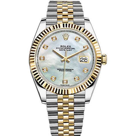 rolex datejust mother of pearl 41